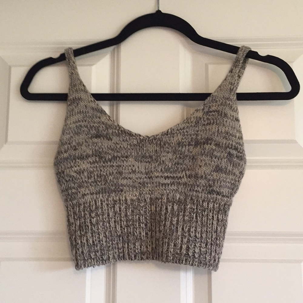Knit crop top